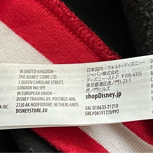 Disneyland Resort Disney World Mickey Christmas Holiday Sweatshirt M Black‎ Red - Picture 13 of 16